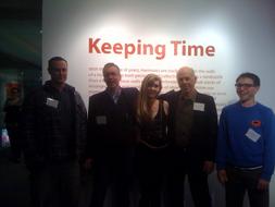 "Keeping Time" Museum exhibition, Albany International Airport, 2011.